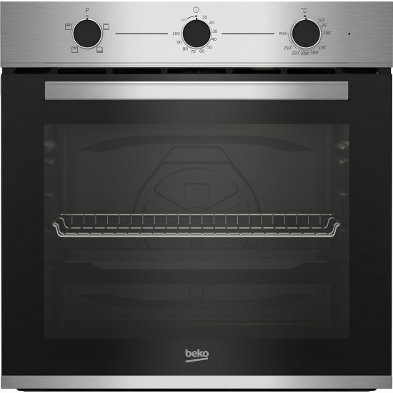 Beko BBIC12100XD 60cm Built-In Electric Oven. Large 74L capacity, A Energy rating, 4 functions, and SteamShine cleaning.