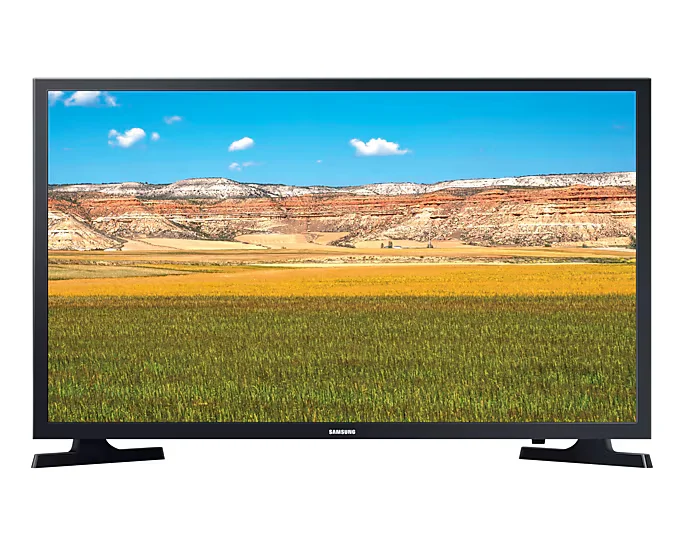 Samsung 32-inch Smart TV (UA32T5300AUXKE). Full HD, HDR, PurColor, Tizen OS, and built-in Wi-Fi for Netflix and YouTube.