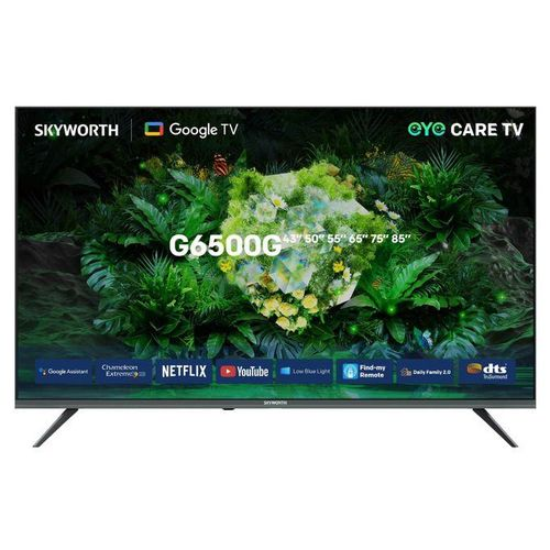 Skyworth 43-inch LED TV (43G6500G). Full HD, Slim Frame design, HDMI, USB, and built-in digital tuner for free-to-air.