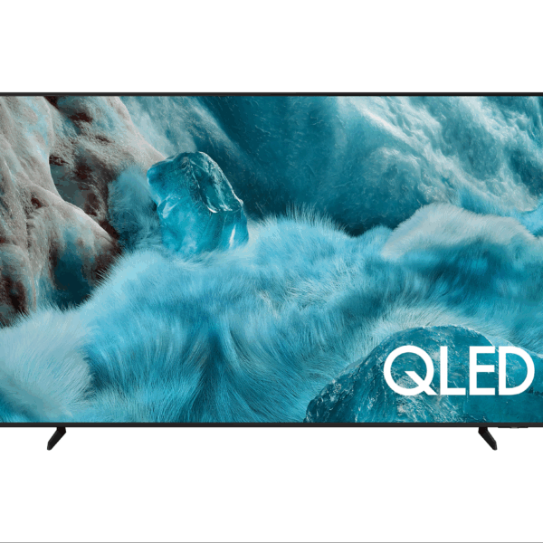 Samsung 75-inch QLED 4K Smart TV (75Q7FAAU). Quantum Processor 4K, 100% Color Volume, Boundless 360 Design, and Smart Hub.