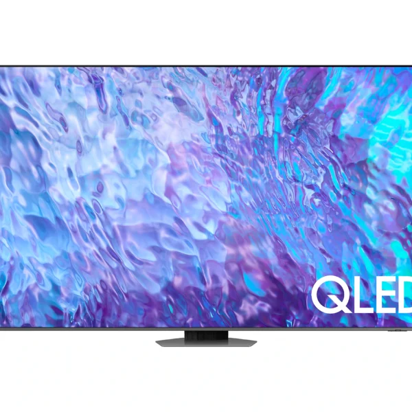 Samsung 98-inch QLED 4K Smart TV (98Q80CAU). Direct Full Array, Neural Quantum Processor, Dolby Atmos, and Smart Hub.