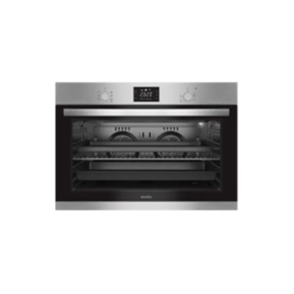 Simfer 90cm Built-In Oven (B9408SERIM). Extra-large 87L capacity, 8 functions, Rotisserie, and Digital Control.
