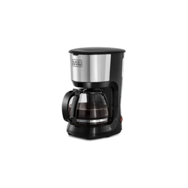 Mika DCM750S Coffee Maker with 1.25L Capacity. Features a permanent nylon filter and anti-drip function for easy use.