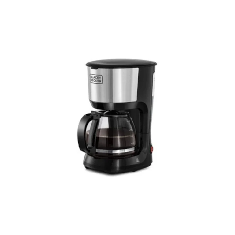 Mika DCM750S Coffee Maker with 1.25L Capacity. Features a permanent nylon filter and anti-drip function for easy use.