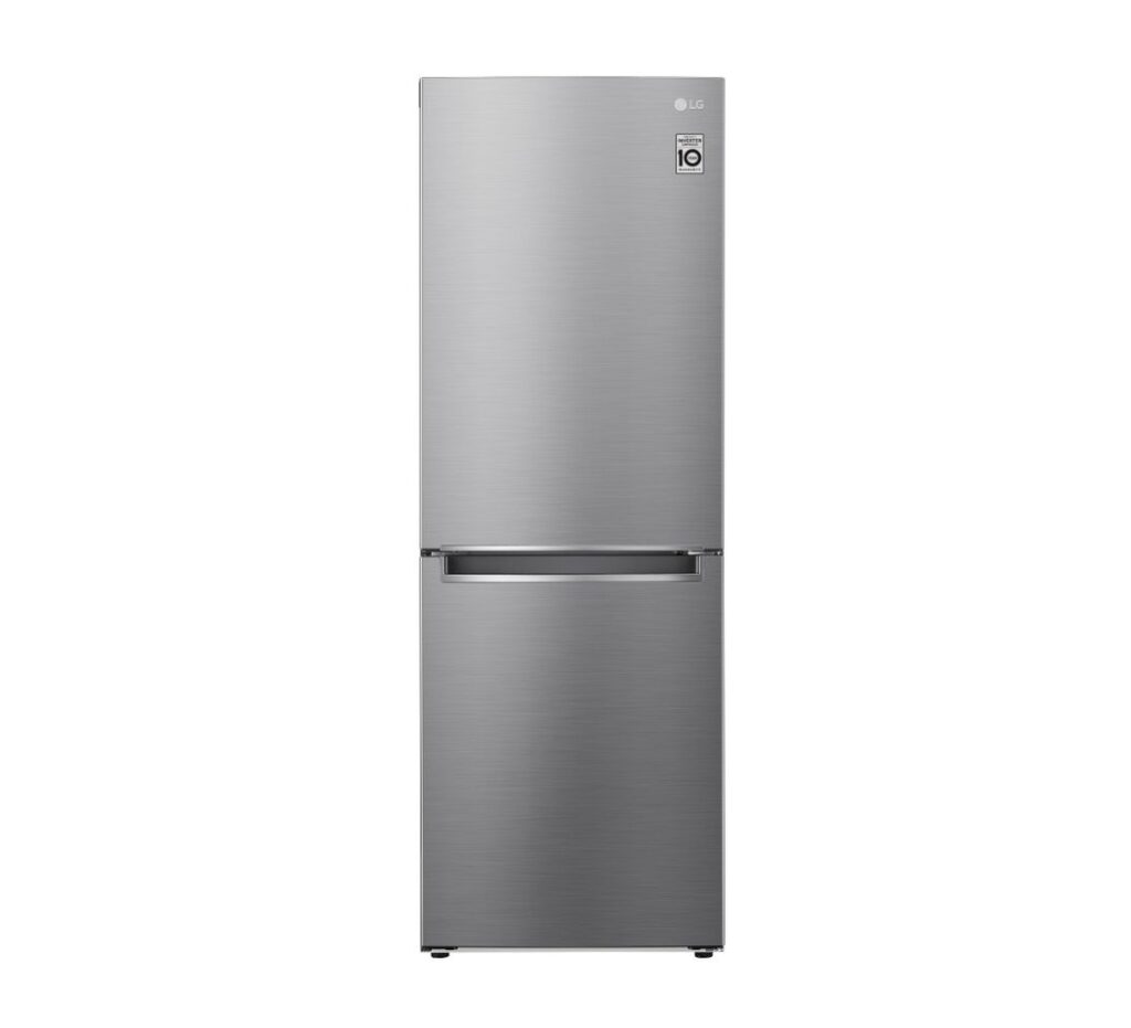 LG Bottom Freezer Fridge (GC-B369NLJM). 306L capacity, Smart Inverter Compressor, DoorCooling+, and LINEARCooling technology.