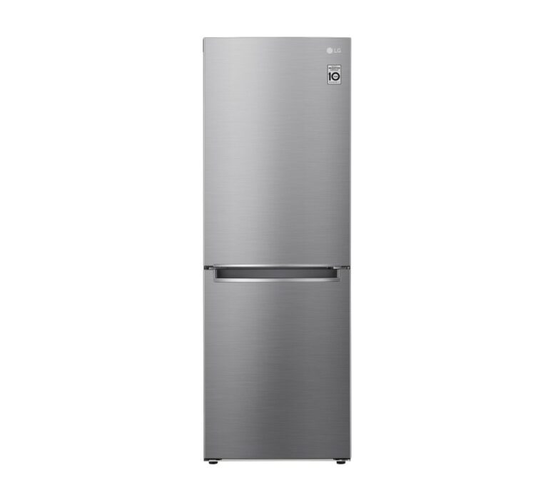 LG Bottom Freezer Fridge (GC-B369NLJM). 306L capacity, Smart Inverter Compressor, DoorCooling+, and LINEARCooling technology.