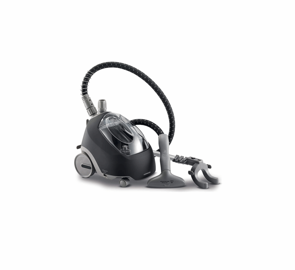 Geepas GSP65500BK 2200W Steam Iron. Ceramic soleplate for smooth gliding, variable steam control, and self-cleaning.