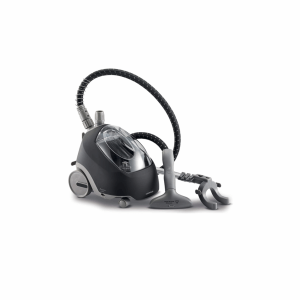 Geepas GSP65500BK 2200W Steam Iron. Ceramic soleplate for smooth gliding, variable steam control, and self-cleaning.