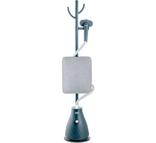 Black & Decker GST1820-B5 1800W Garment Steamer. 1.8L tank, 3 levels of steam, and adjustable double poles for stability.