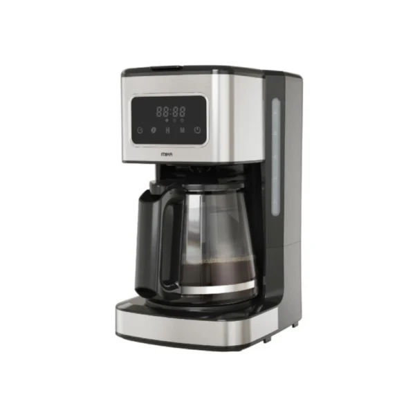 Mika MCMD2002BS 2-Slice Sandwich Toaster. Cool-touch housing, non-stick plates, and power-on/ready indicator lights.
