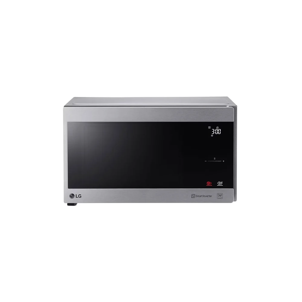 Black LG MS2595CIS 25L Smart Inverter Microwave. Features Anti-Bacterial EasyClean interior for healthy Kenyan cooking.