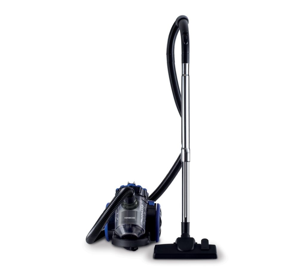 Von VBP50000BB 1400W Bagged Vacuum Cleaner. Features high suction power, 1.5L dust bag, and a compact black design.