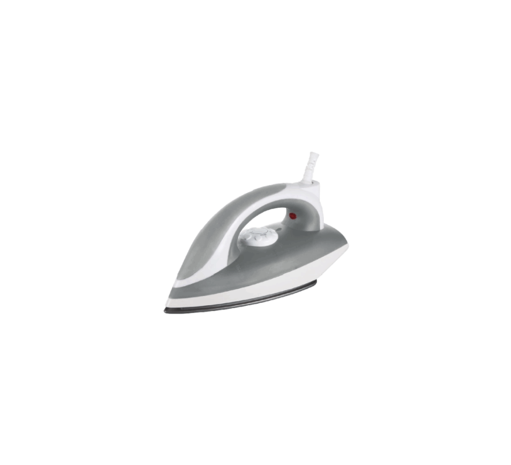 Von VID103NSY 1000W Dry Iron in Yellow. Non-stick soleplate, adjustable thermostat, and swivel cord for easy ironing.