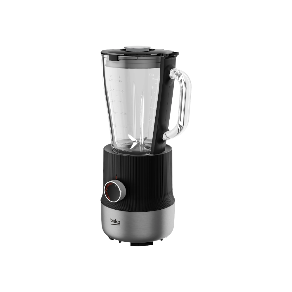 Beko TBN 81808 BX 800W Glass Jar Blender with IceCrush function. 1.75L capacity and 6 speed settings for smoothies.