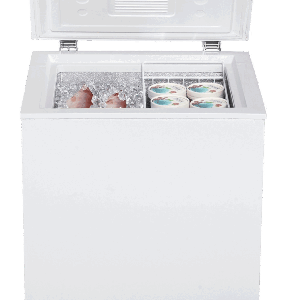 Beko 100L Chest Freezer (BCF1111-UK-KE). White, Tropicalized, No-Frost, lock & key, and energy-efficient cooling system.