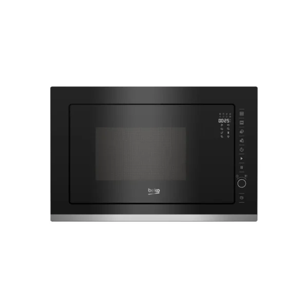 Beko BMGB25333X 25L Built-in Microwave and Grill. Black finish, 900W power, and 8 Auto Cook functions for modern Kenyan kitchens.