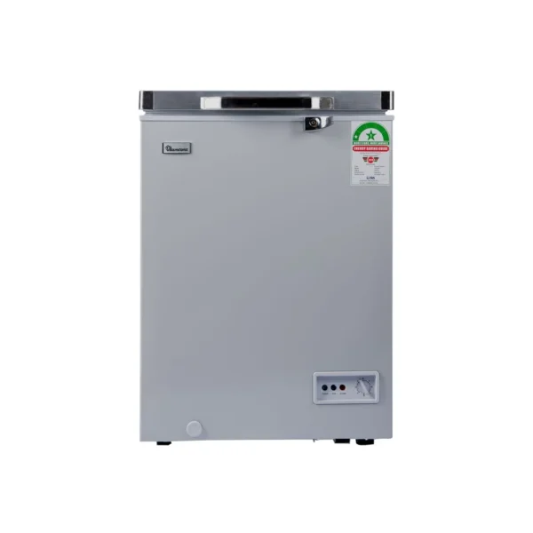 Ramtons 320L Chest Freezer (CF229). White, Tropicalized, 1-door, lock & key, and energy-efficient cooling system.