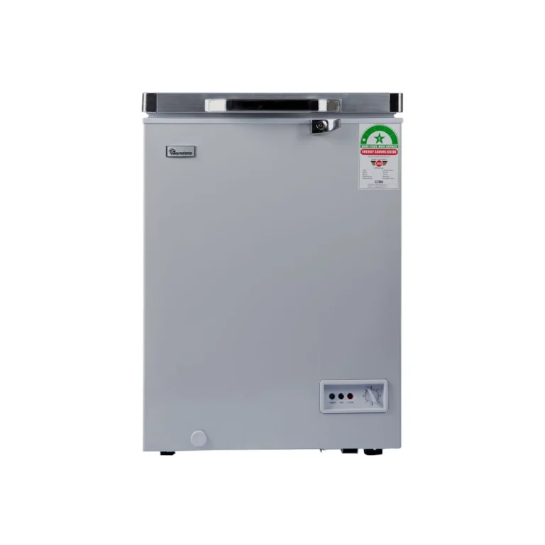 Ramtons 320L Chest Freezer (CF229). White, Tropicalized, 1-door, lock & key, and energy-efficient cooling system.