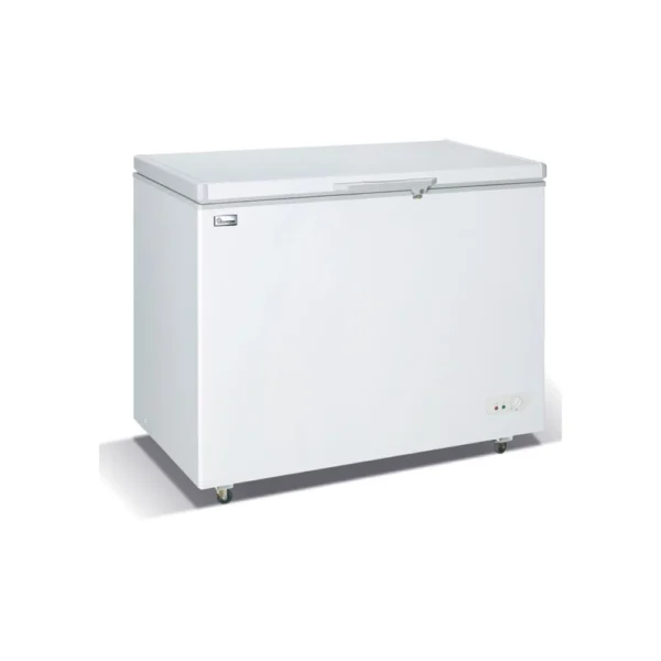 Ramtons 300L Chest Freezer (CF236). White, Tropicalized, 1-door, lock & key, and energy-efficient cooling system.