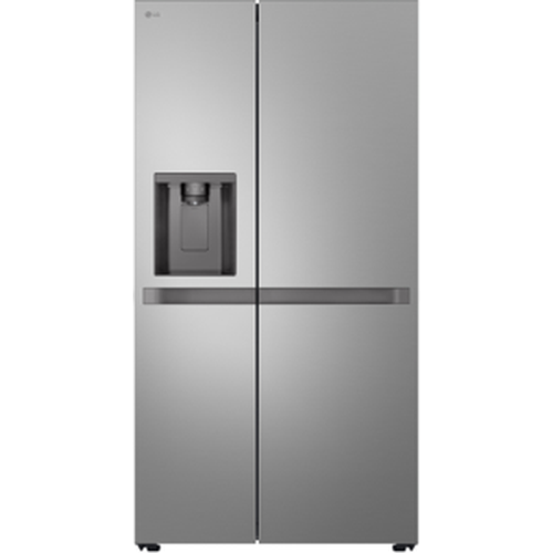 LG 641L Side-by-Side Refrigerator GC-L257KLKW with UVnano Water Dispenser, Smart Inverter Compressor, and ThinQ Wi-Fi.