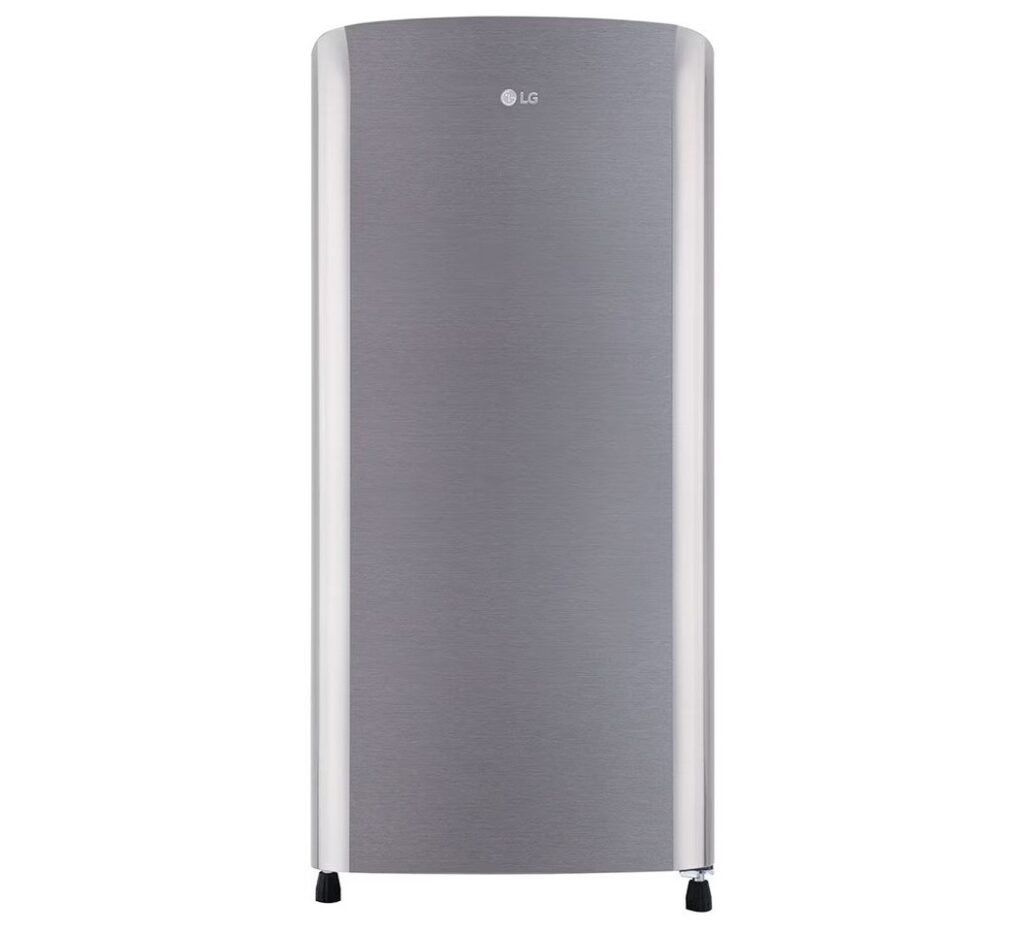LG 180L Single Door Fridge (GL-B201SLLB). Smart Inverter Compressor, Moist Balance Crisper, and Semi-Auto Defrost system.