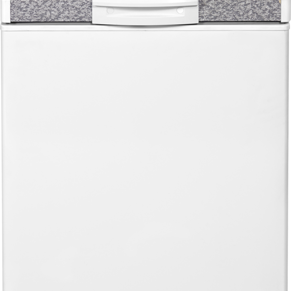 Beko 200L Chest Freezer (HS195-KE). White, Tropicalized, MinFrost, lock & key, and energy-efficient cooling system.