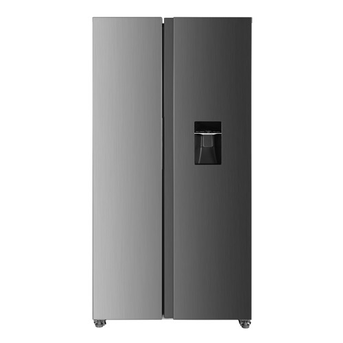 Mika 529L Side-by-Side Fridge (MRNF2DW529XLBV). Silver, Water Dispenser, AI Inverter, No-Frost, and 3-Zone Digital Control.