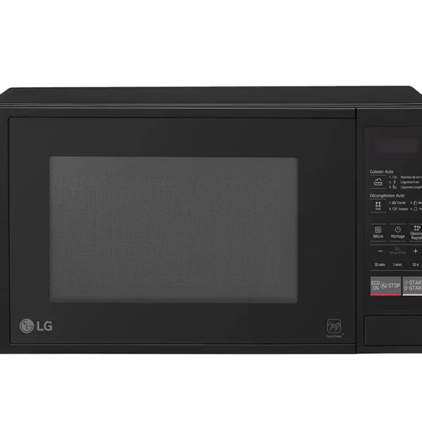 Black LG MS2042DB 20L Solo Microwave, 700W. Features EasyClean interior for simple reheating and easy maintenance in Kenyan homes.