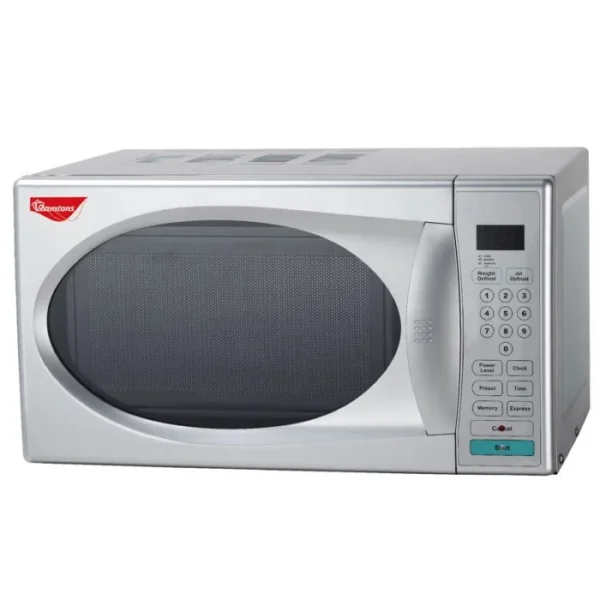 Silver Ramtons RM/238 20L Digital Solo Microwave. Features 700W/800W power and 10 levels for precise daily reheating and defrosting.