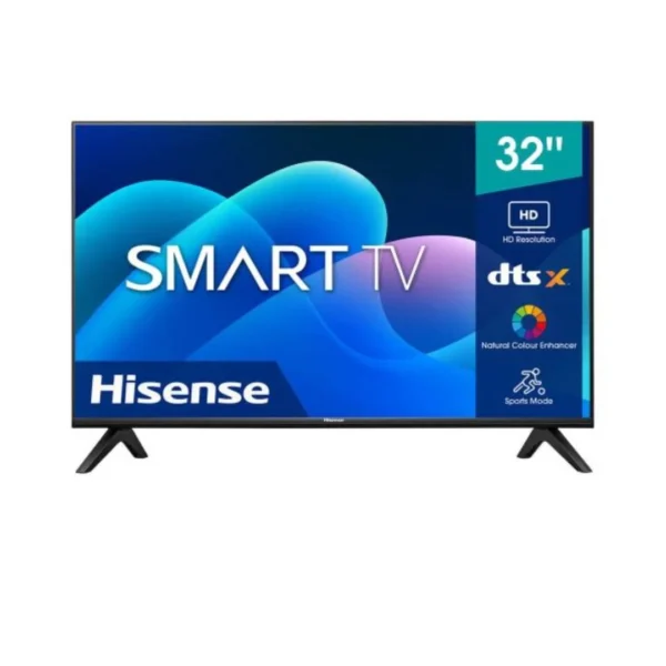 Hisense 32-inch 32A3KKEN Digital Frameless TV with inbuilt decoder. Perfect for local channels and HD viewing in Kenya.